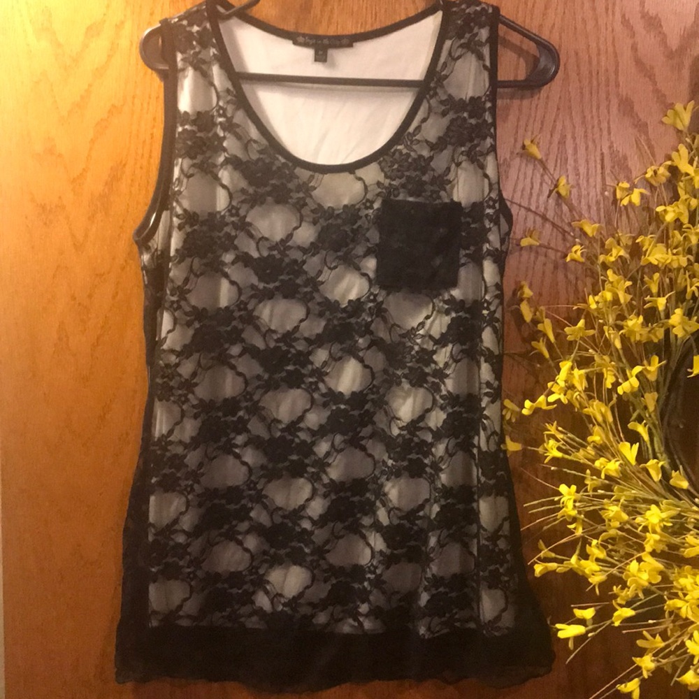 Lace tank